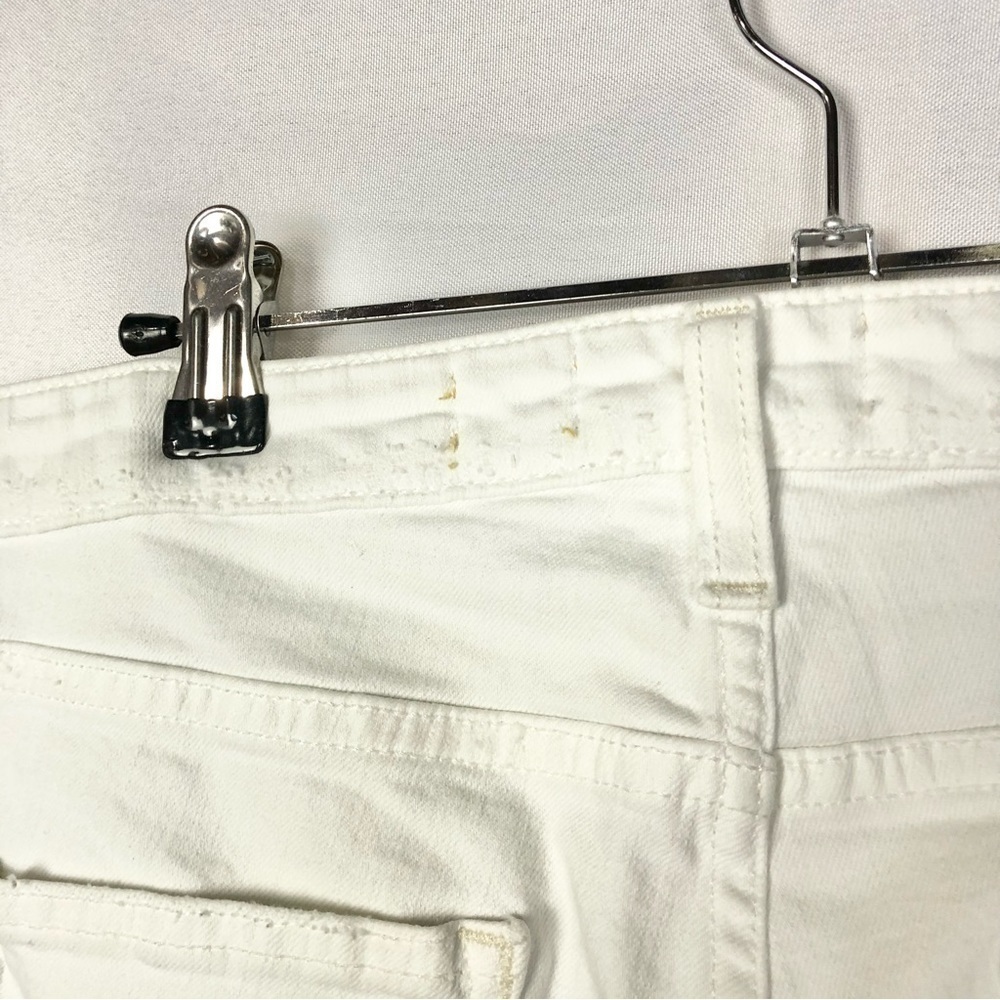 Anthropologie Pilcro Stet White Denim Shorts‎ 28 - Picture 5 of 5